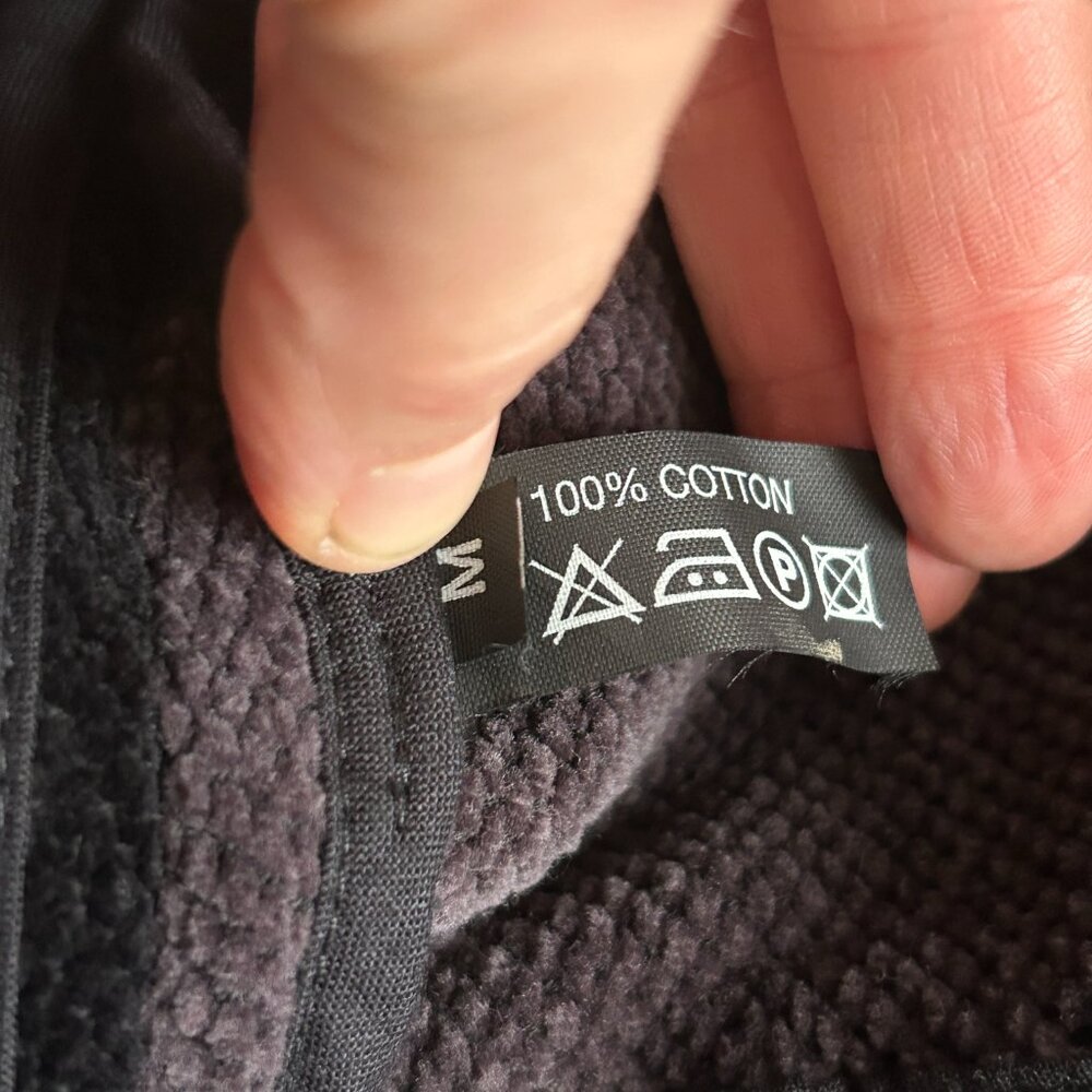 Handmade Finnish Lagenlook Colorblock Cotton Jacket Scandinavian Minimalist M - Picture 9 of 13